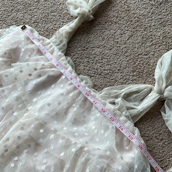 NWT Maeve Anthropologie Tulle Dot Shimmer Tank Blouse - Picture 8 of 11